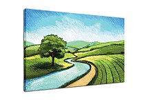 Obraz Maľovaná krajina zs24883