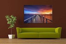 Obraz Most pri zá slnka zs24795