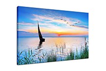 Obraz Plachetnica na jazere zs24877