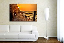 Obraz Drevený most pri útese zs24756