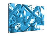 Obraz Modrý abstraktný zs4384