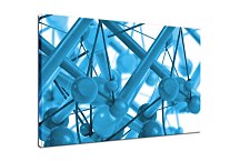 Obraz Modrý abstraktný zs4384