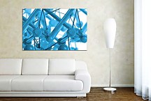 Obraz Modrý abstraktný zs4384