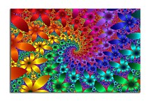 Obraz na stenu Farebná špirála zs5166