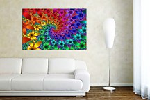 Obraz na stenu Farebná špirála zs5166