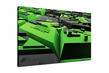 Obraz zelený abstraktný zs5239