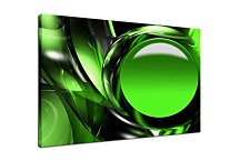 Obraz zelený abstraktný zs6196