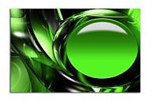 Obraz zelený abstraktný zs6196