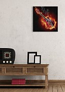 Fire guitar - Obraz CKS0558
