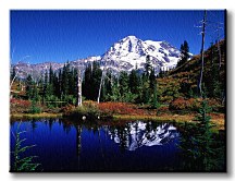 Jazero v horách  - Obraz CD0140