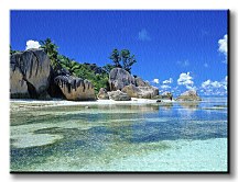 Obraz Seychely pláž CD0455