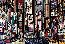 Fototapeta - Street in New York FXL0724
