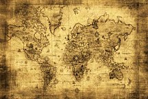 Tapeta Mapa sveta 57 - samolepiaca