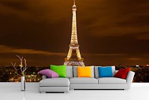 Tapety Miest - Paríž Eiffel Tower 18604 - samolepiaca