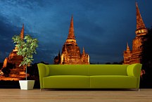 Tapety Miest - Thajsko Wat Phra Sri Sanphet 3367 - latexová