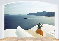 Fototapeta - Výhľad na Santorini  FXL0738