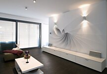 Abstrakcja, fala 3d - fototapeta FM0760