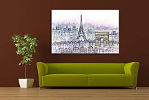 Obraz Paríž akvarel zs29178