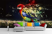 Art Tapeta Farebný Papagáj 29353 - samolepiaca na stenu