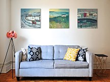 Cottage by Ocean Meadow - obraz Grundy Jo WDC95859
