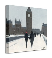 Big Ben, Red Beret and Snow - Obraz WDC95162