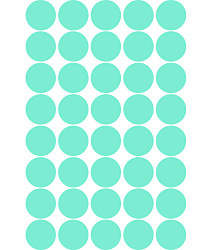 Bodky - samoleky mätová farba