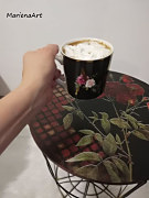 redizajn kávového sttolíka - šablóna marrakech + transfer