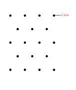 craft šablóna polka dot