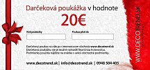 Darčeková poukážka 20 €