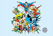 DC Comics Hrdinovia - fototapeta 1W0065