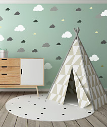 Sada šablón do detskej izby Oblaky ST228