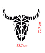 diamond šablóny na maľovanie - býk