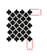 dlaždičkový vzor na nábytok - šablóna
