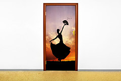 Samolepka na dvere 6436