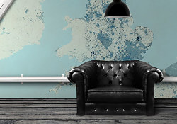 Map of England - fototapeta FX3338