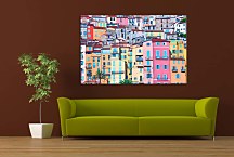 Farebný obraz Domy zs29188