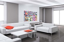 Farebný obraz Domy zs29188