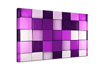 Fialový 3d obraz Kocky zs24757