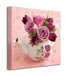 Floral Tea Pot - Obraz WDC45374