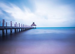 Drevené mólo - fototapeta FM4716