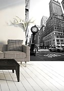 New York hodiny - fototapeta FS0036