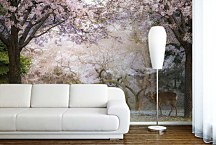 Fototapeta V lese 6948 - samolepiaca na stenu