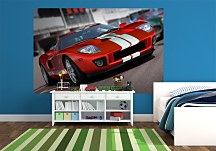 Červené auto - fototapeta FS0008