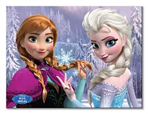 Frozen (Anna and Elsa Woods) FRENCH  - Obraz WDC90910