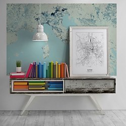 Mapa Talianska - fototapeta FS3348