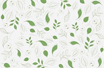Zelené lístky - fototapeta FS3821