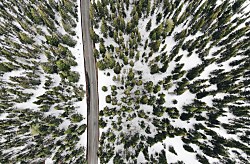 Zimná trasa - fototapeta FS4132