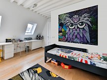 Graffiti sova - fototapeta FS4925