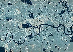 London colour map - fototapeta FX3340