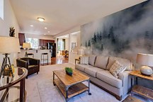 Hmla nad lesom - fototapeta FX3828